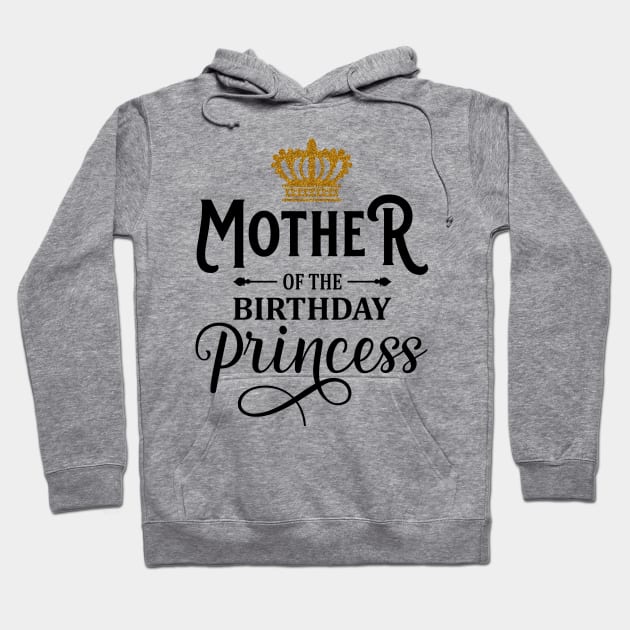 Mommy Of The Birthday Princess Matching Family T-Shirt Hoodie by Hobbybox